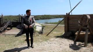 Under the leg tomahawk / axe throwing