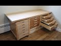 Building a workbench with lots of drawers