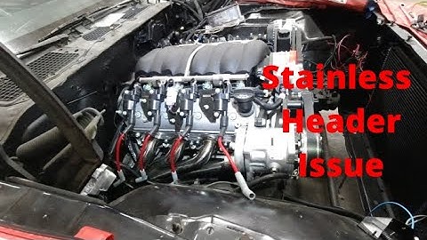 TA Stainless Steel Header Issue and Spark Plug Wire Change LS3 Swapped 1977 Trans Am