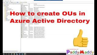 OU - Organisation Units in Azure Active Directory #Administrative units