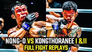 Two Wars. 400+ Combined Fights 🤯 Nong-O vs. Kongthoranee I &amp; II | Muay Thai Full Fights