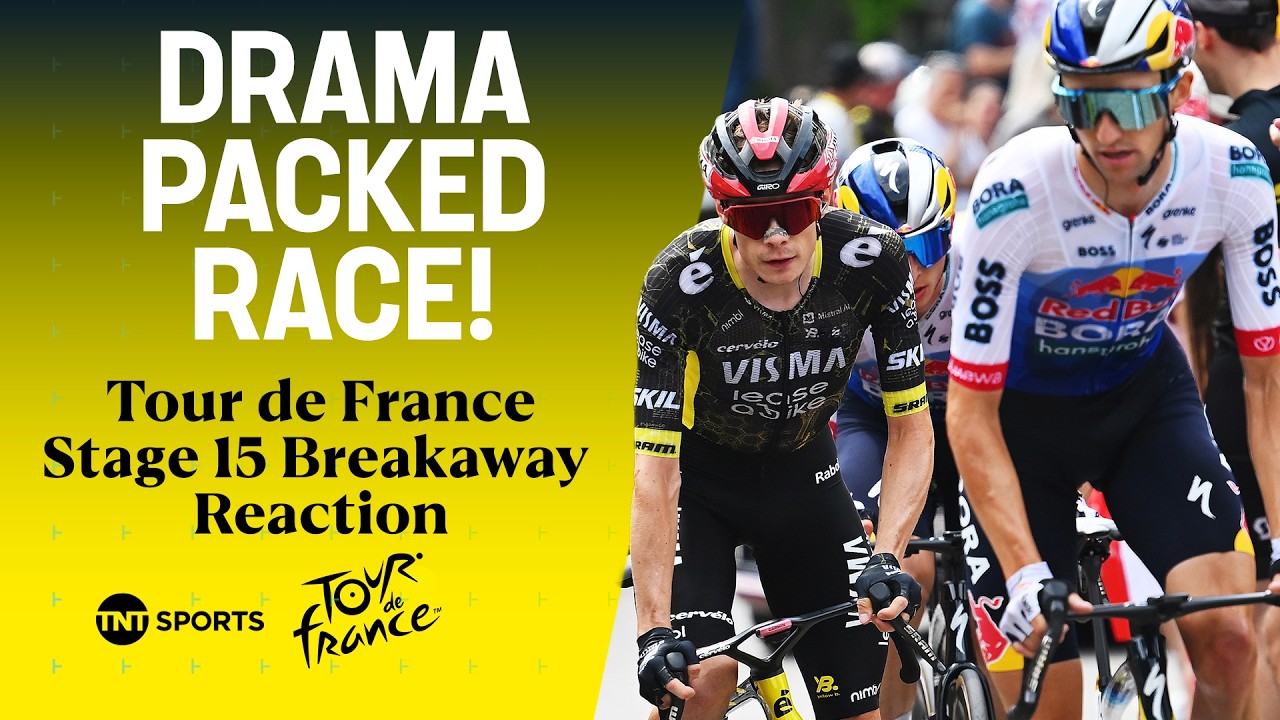 Tour de France Stage 15 REACTION: Mountain stage packed with chaos! 🤯