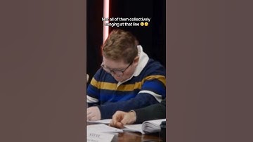 The entire cast cringed out after caleb mclaughlin read I