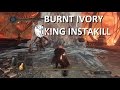 Dark Souls II - INSTAKILL BURNT IVORY KING!!! (Crown of the Ivory King DLC)