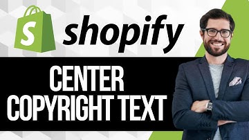 How to Center Copyright Text in Shopify Footer | Center Powered By Shopify