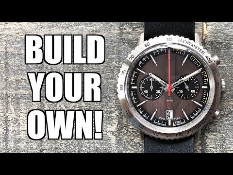 Make Your Own Watch! FullGear Claymore Chronograph Review - Perth WAtch #434