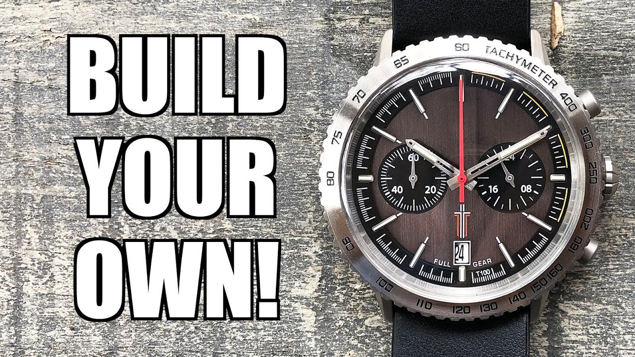 Make Your Own Watch! FullGear Claymore Chronograph Review - Perth WAtch 