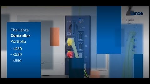 The Lenze control portfolio - scalability at the highest level