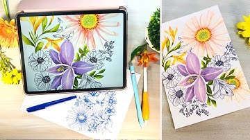 Florals in Procreate - Skillshare class trailer