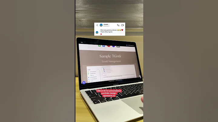 Portfolio revamped for an executive virtual assistant ✨ #portfolio #virtualassistant