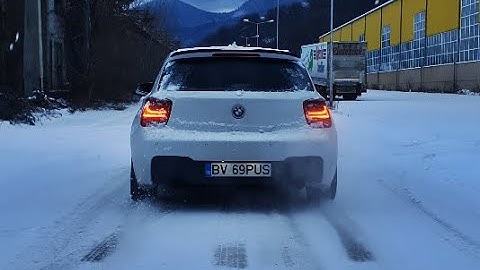 BMW F20 116i n13 - E-diff Snow launch