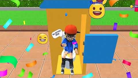 Rush Run (Need to pee) - Gameplay Walkthrough Part 1 Levels 1-3 (Android,iOS Gameplay)