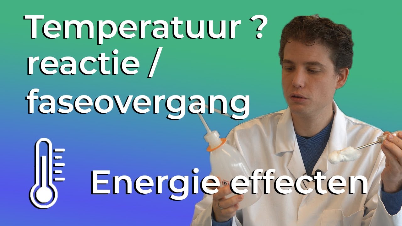 Energie-effecten: Welke invloed hebben reactie of faseovergang op de