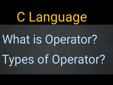 Operators in C Language in Hindi | What is operator? and its types in detail | Bca | Lurn today