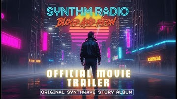 Blood and Neon Trailer | A Synthwave Visual Story (Narration + Text)