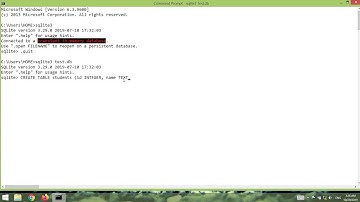 Create tables   Create and Manage SQLite Databases From Scratch