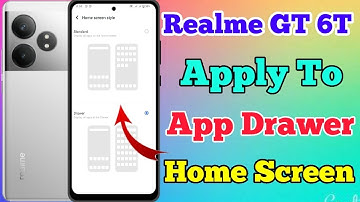 Realme GT 6T 5g App Drawer Setting Kaise On Kare // How To App Drawer Setting On Realme GT 6T 5g