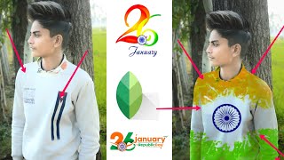 republic day ka photo editing snepseed app se 26 January ka photo editing video ⬅️..#snepseed screenshot 3