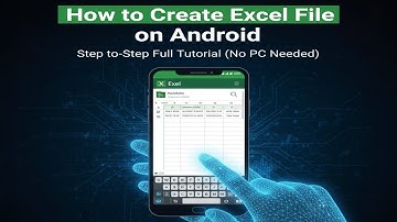 How to Create Excel File on Android | Step-by-Step Full Tutorial (No PC Needed)