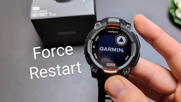 Force Restart Garmin Instinct 3 - How to Soft Reset, if Frozen , Unresponsive , Not Working & Laggy