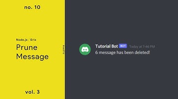 Prune Command — (Node.js / Discord.Eris) — No. 10