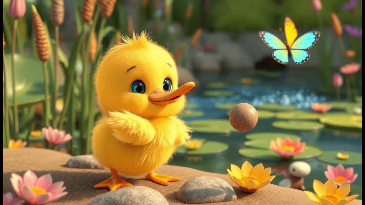 Baby Duck’s Quacky Adventure Rhyme Song | Popular Nursery Rhyme & Lyrics for Kids | Kids Songs