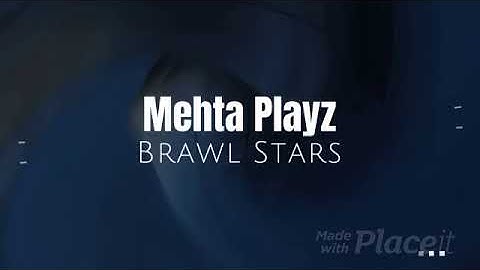 Possibly my New Intro for Brawl Stars????