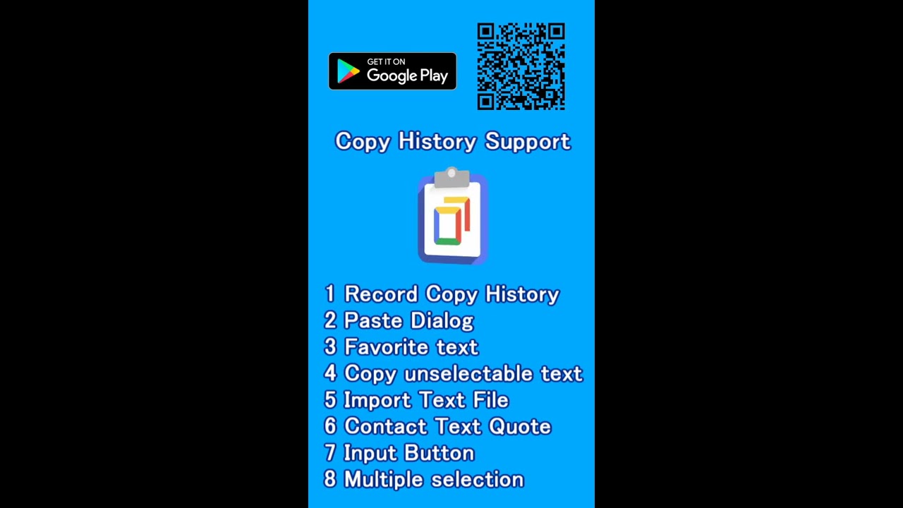 Android 10 clipboard manager (Copy History Support) Background supported