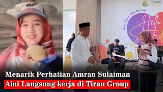 Nur Aini Pinrang Kuli Panggul Semen Dapat Kejutan Amran Sulaiman || Langsung Kerja di Tiran Group