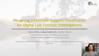 [Session 4] Designing a Decision-Support Visualization for Live Digital Forensic Investigations