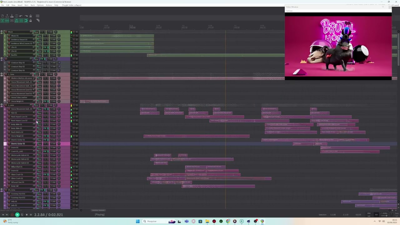 Sound Design Process | Reaper Workflow | Marcio Souza
