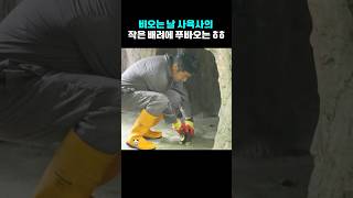 비 오자, 셰칭양 사육사의 작은 배려에..? 😂