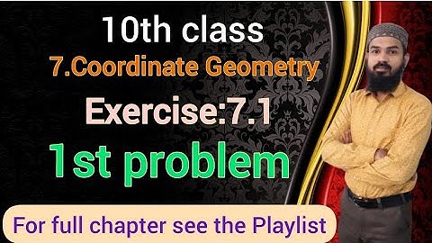 Find the distance between the following pair of points (i)(2,3) and (4,1)