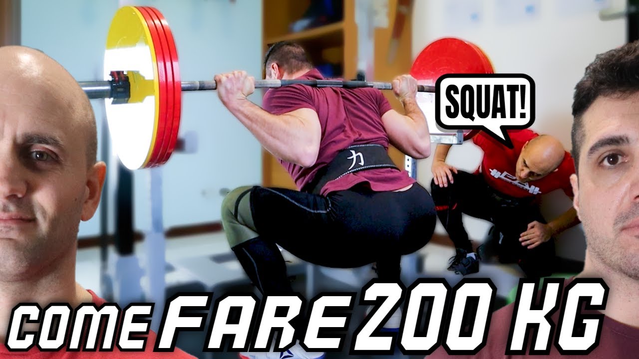 COME FARE IL BACK SQUAT CON MARCO PT - TUTORIAL
