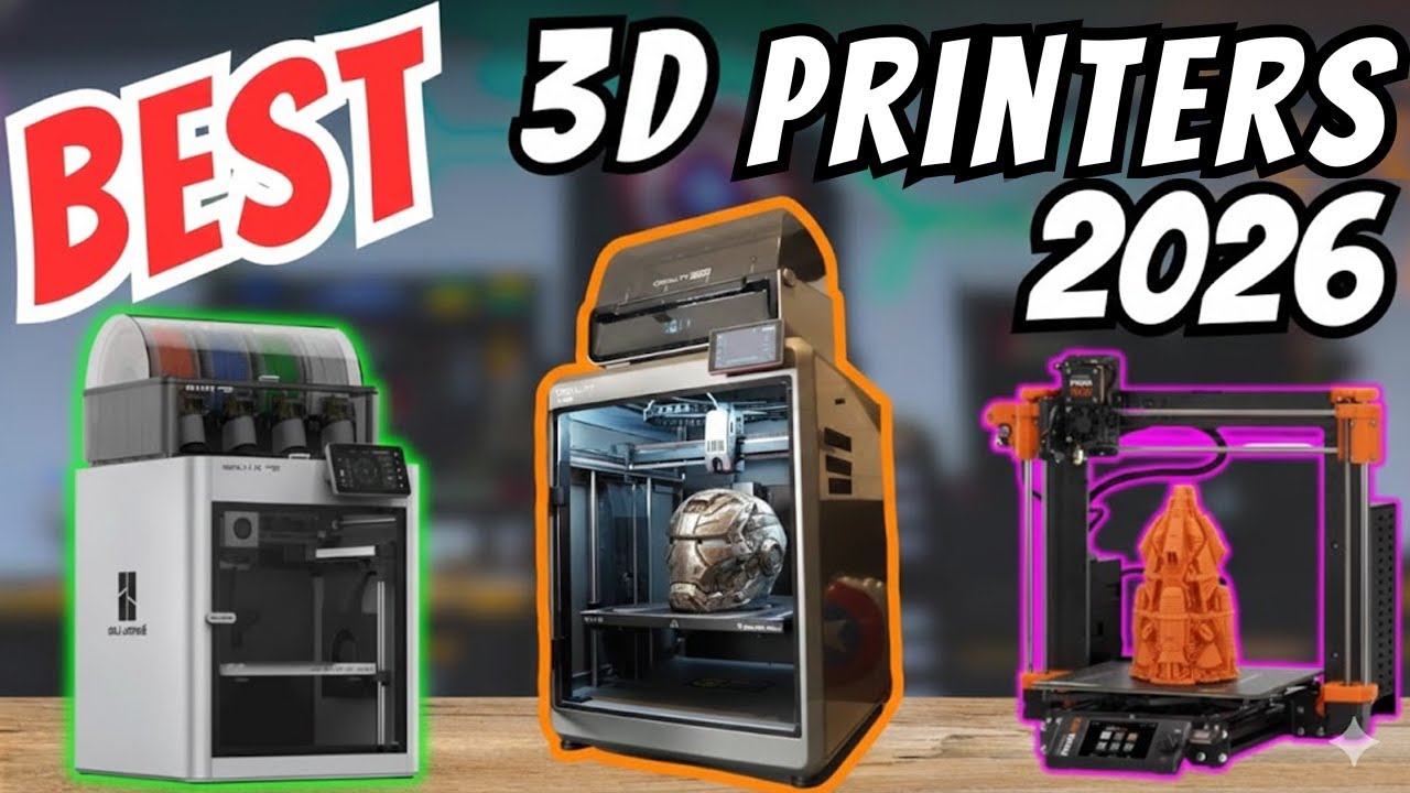 Top 5 BEST 3D Printers For 2026 That Are Worth Your Money