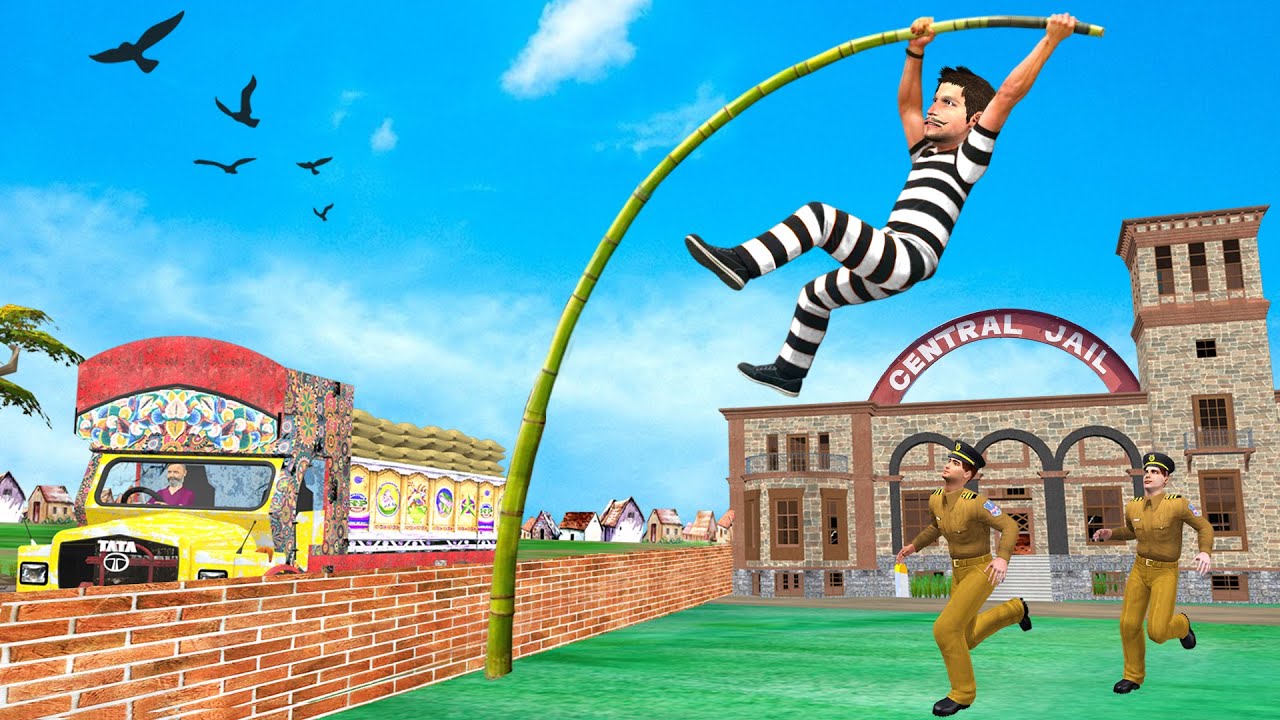Bamboo Pole Jump से जेल भागा कैदी! | Prison Escape Comedy Hindi Kahaniya