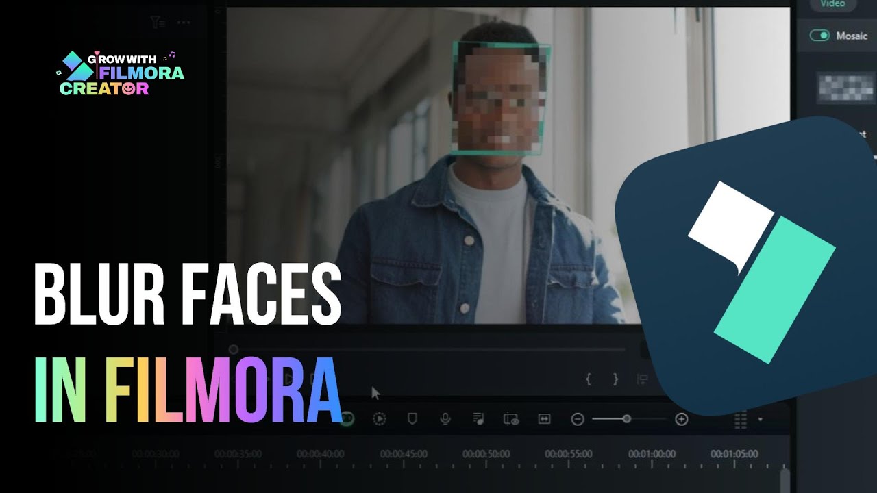 How to Blur Faces Easily in Filmora 14 - YouTube