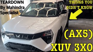 Mahindra XUV 3XO : AX5 Features, Specs, Engine, Average Mileage, Rates, ON Road Price