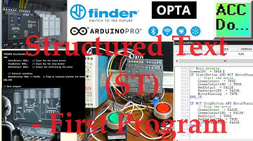 Arduino OPTA PLC - Structured Text ST First Program