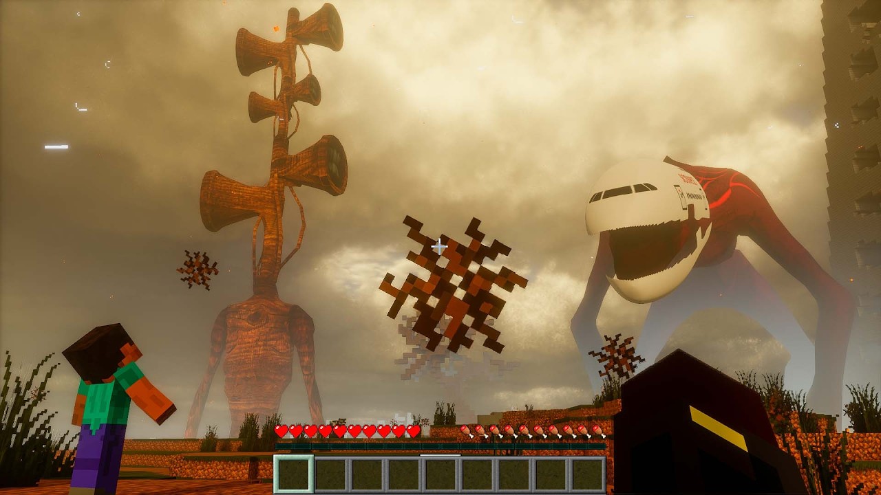 🩸 Surviving INFECTED SKY Returns — Wooden SIREN HEAD Came Too | Minecraft Horror Story