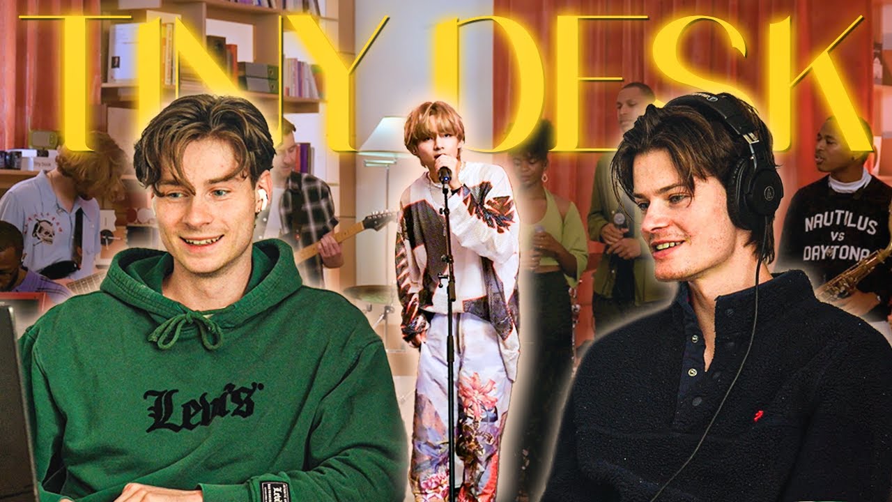 My Brother's FIRST Reaction to V 'Tiny Desk Korea'!