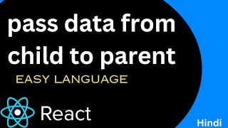 pass data from children to the parent component in react js.HINDI #13