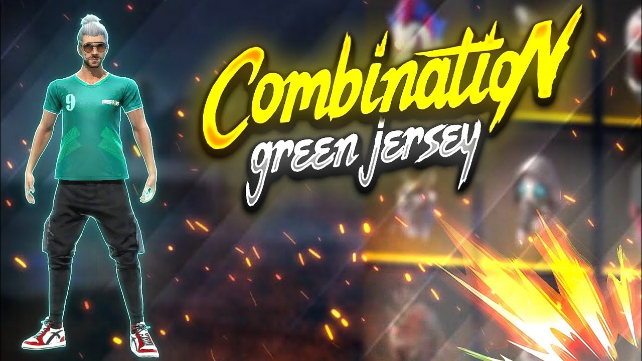Free Fire Green Jersey Combination Aztec Egale Jersey Combination