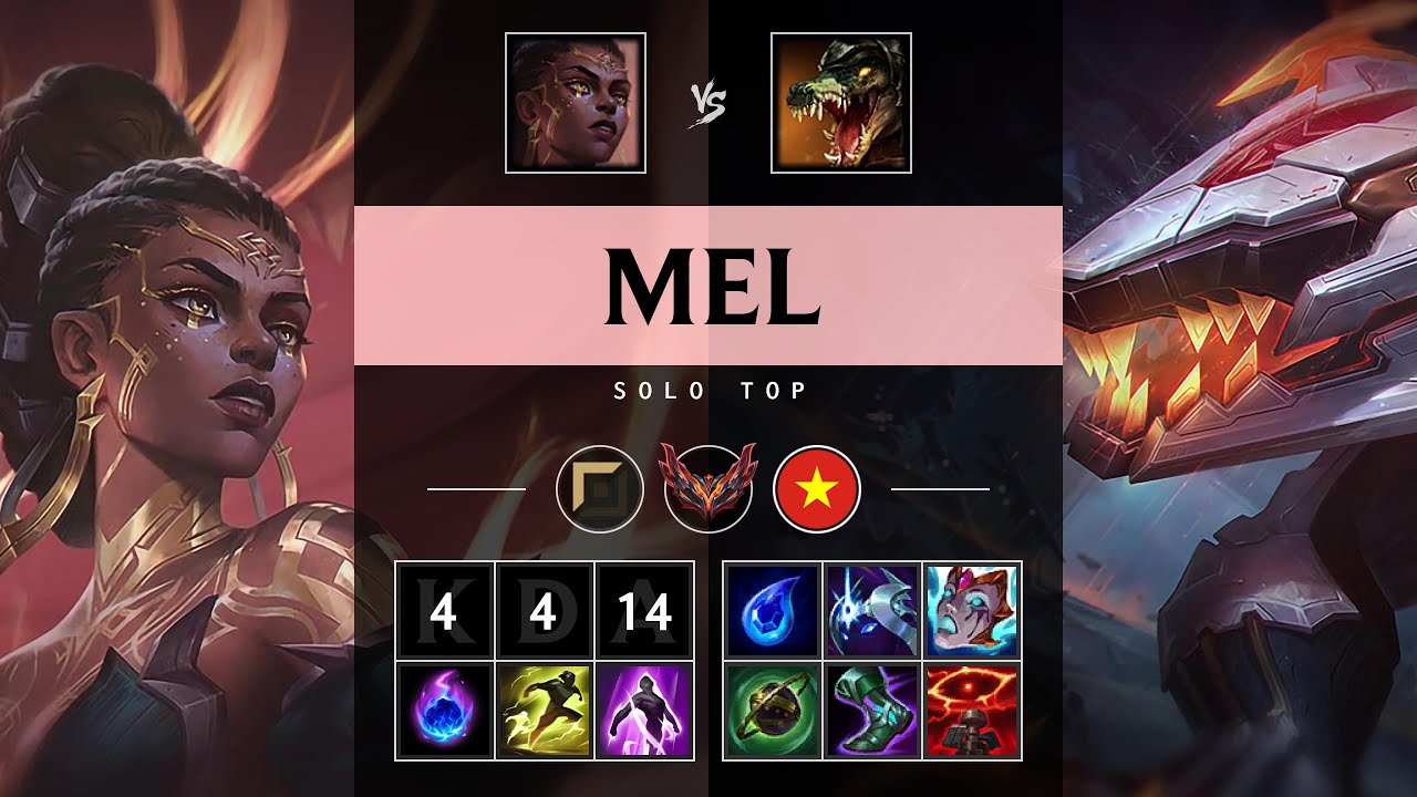 Mel Top vs Renekton - VN Grandmaster Patch 25.10