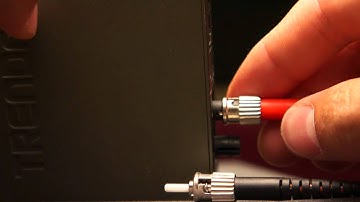 Disconnect and Connect an ST Fiber Optic Cable Connector