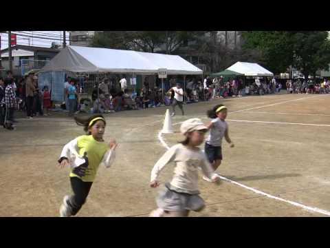 第23回第四小校区地区民大運動会『小学生100m走』