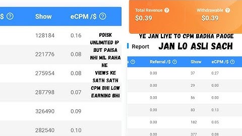 Pdisk Unlimited IP new trick CPM low to high But Why?