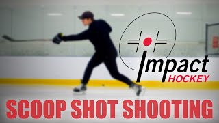 Learn to Quickly Elevate The Puck • Scoop Shot Shooting Drill • Impact Hockey Stick Skills