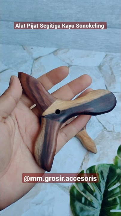 Review Alat Pijat Segitiga Kayu Sonokeling uk: 8 x 8 cm #fyp #alatpijat #snokeling