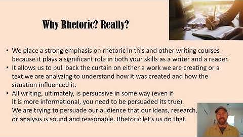 RHETORIC OVERVIEW VIDEO ENG 101
